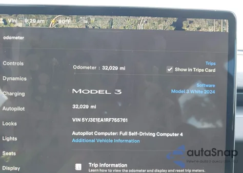 2024 Tesla Model 3 Long Range Dual Motor All-Wheel Drive/Rear-Wheel Drive from USA, damaged, VIN 5YJ3E1EA1RF755761